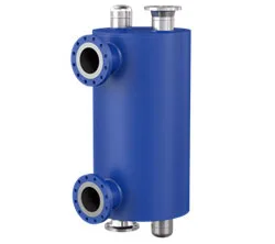 Welded plate and shell heat exchanger PSHE
